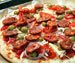 Spansk pizza m. chorizo og manchego